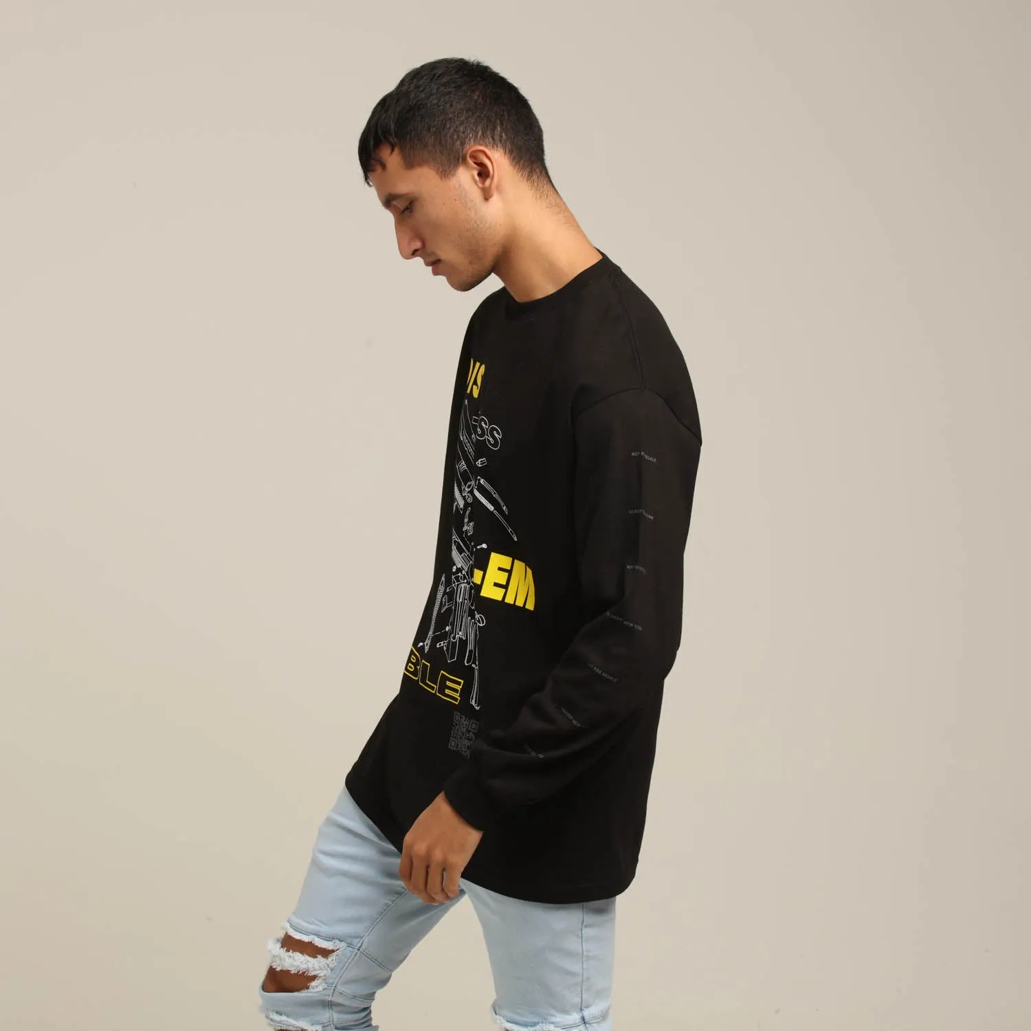 10 Deep Disassemble L/S Tee Black