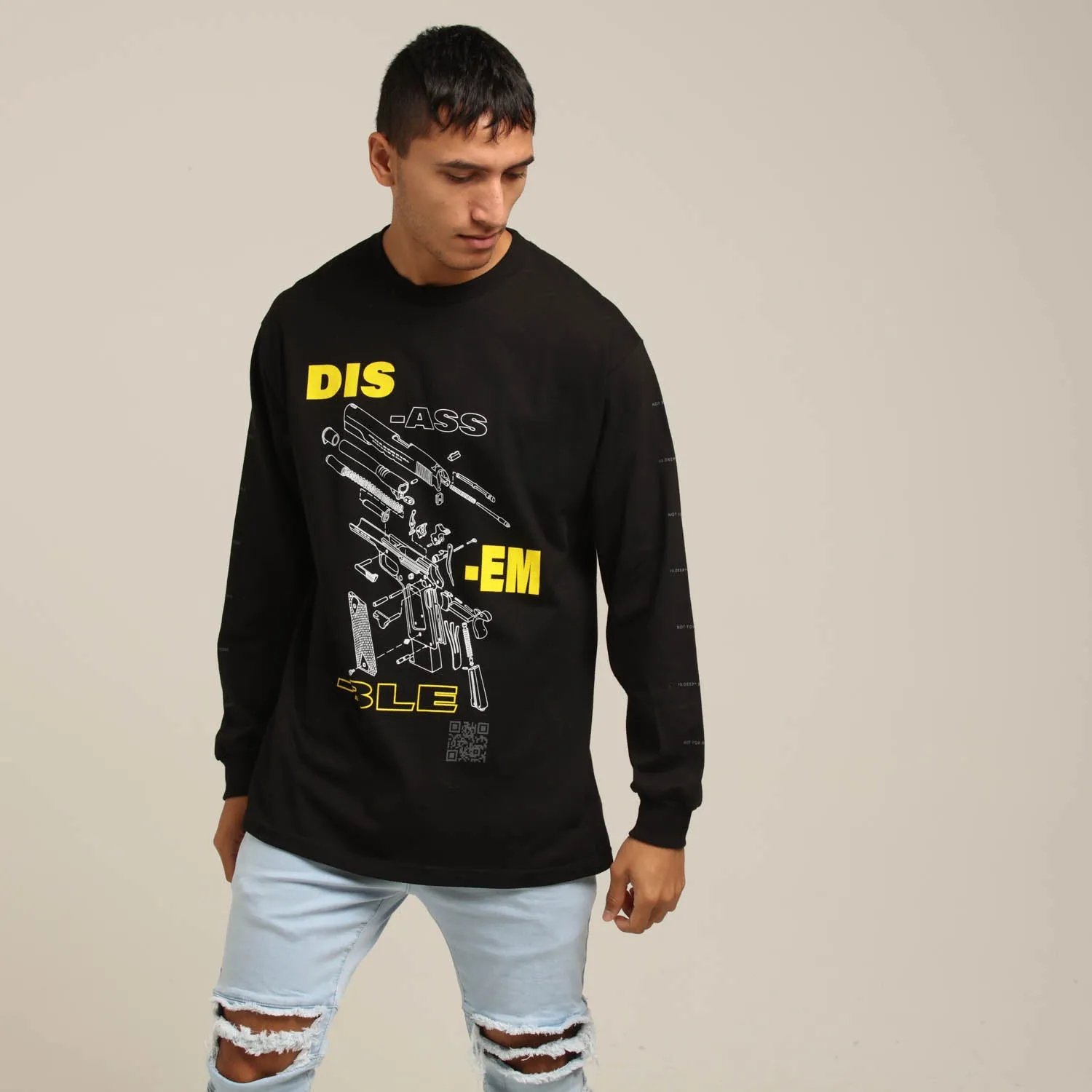 10 Deep Disassemble L/S Tee Black