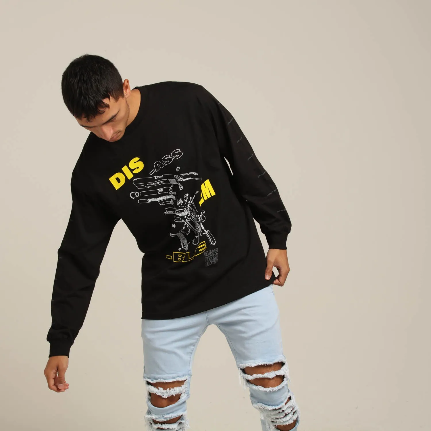 10 Deep Disassemble L/S Tee Black