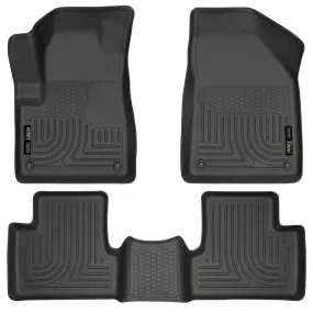 2014-2015 Jeep Cherokee Front & 2nd Seat Floor Liners - Black