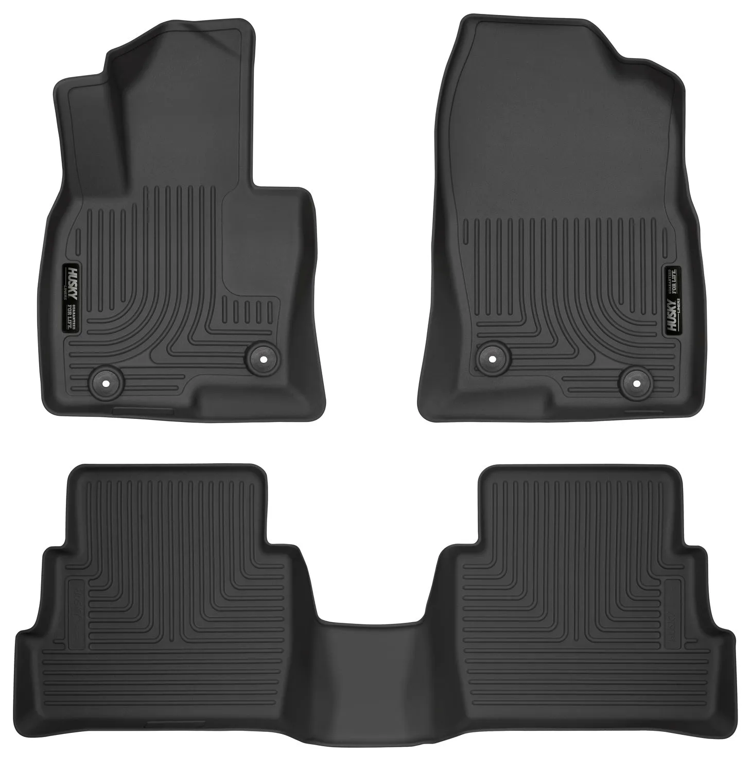 2014-2015 Mazda 6 Front & 2nd Seat Floor Liners - Black