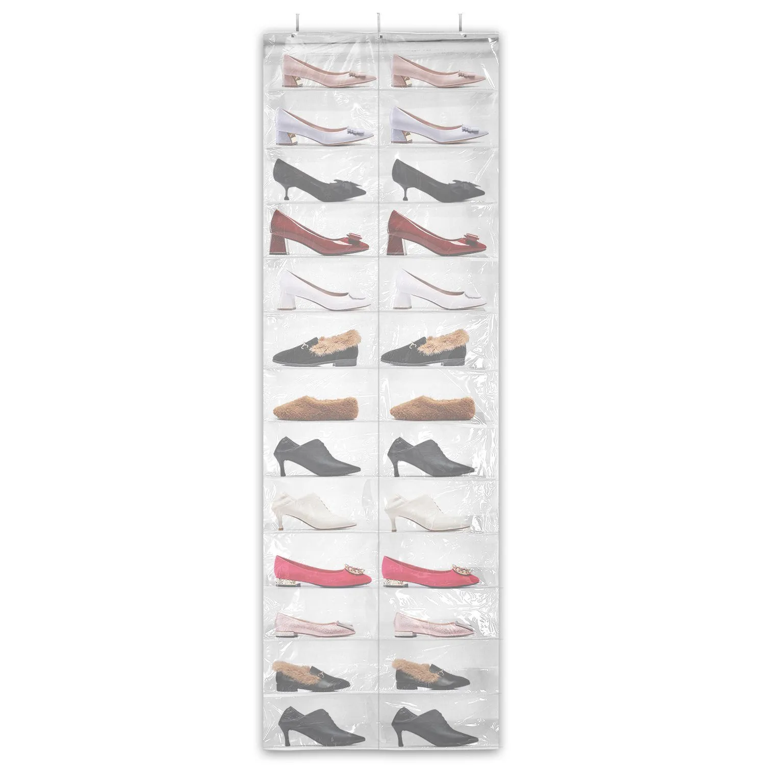 26 Pockets Over the Door Shoe Rack