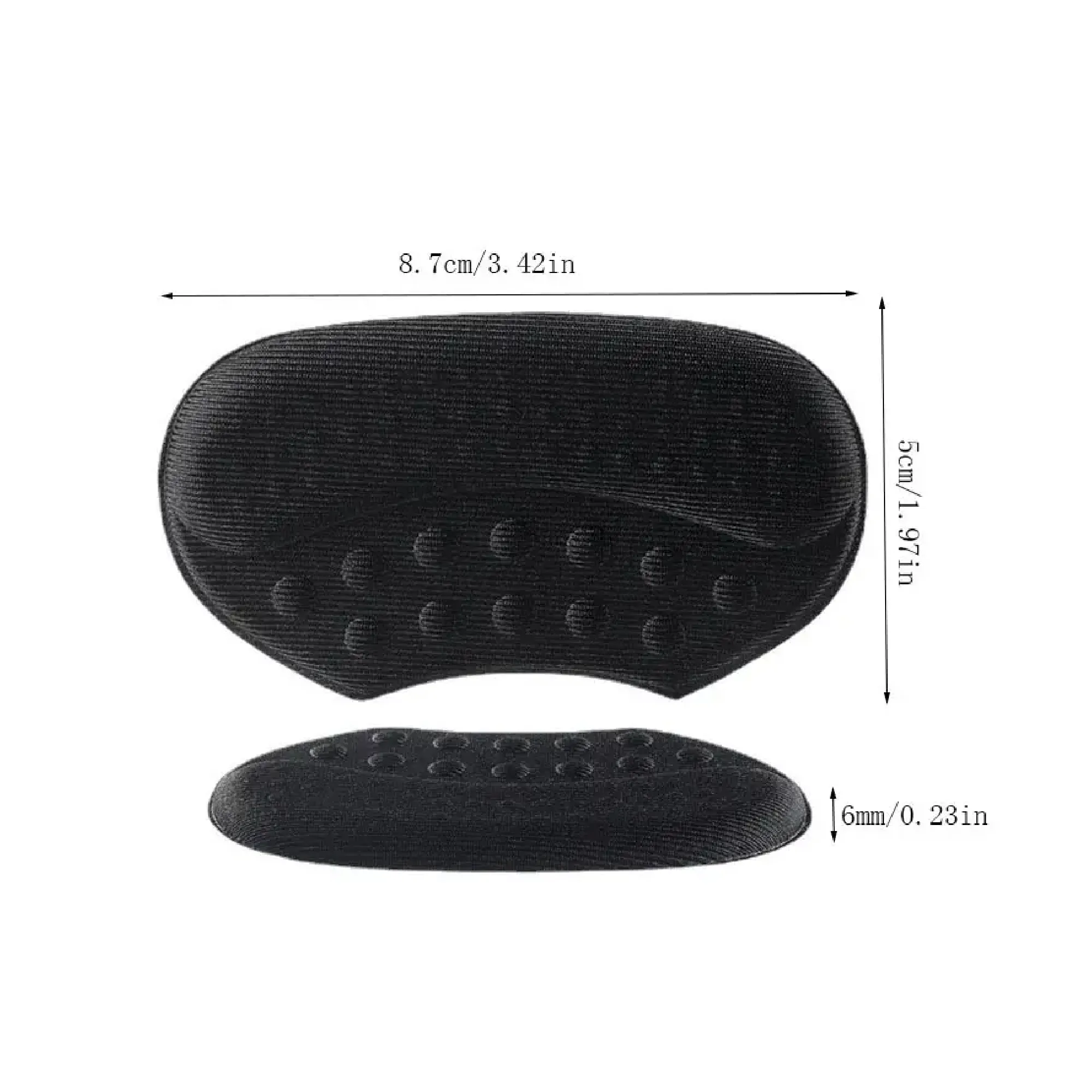 2pcs Shoe Heel Sticker, Heel Wear Pad, Insoles Sports Shoes Adjust Size Heel Liner, Grips Protector