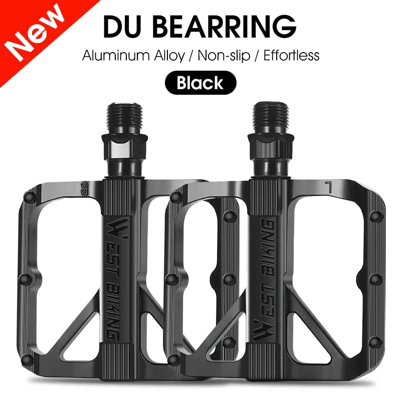 3 Bearings Bicycle Pedals Ultralight Anti-slip CNC BMX MTB Road Bike Pedal Cycling Sealed Bearing Bike Pedals