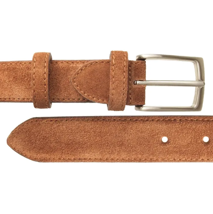 30 mm Sartorial Suede Belt Camel