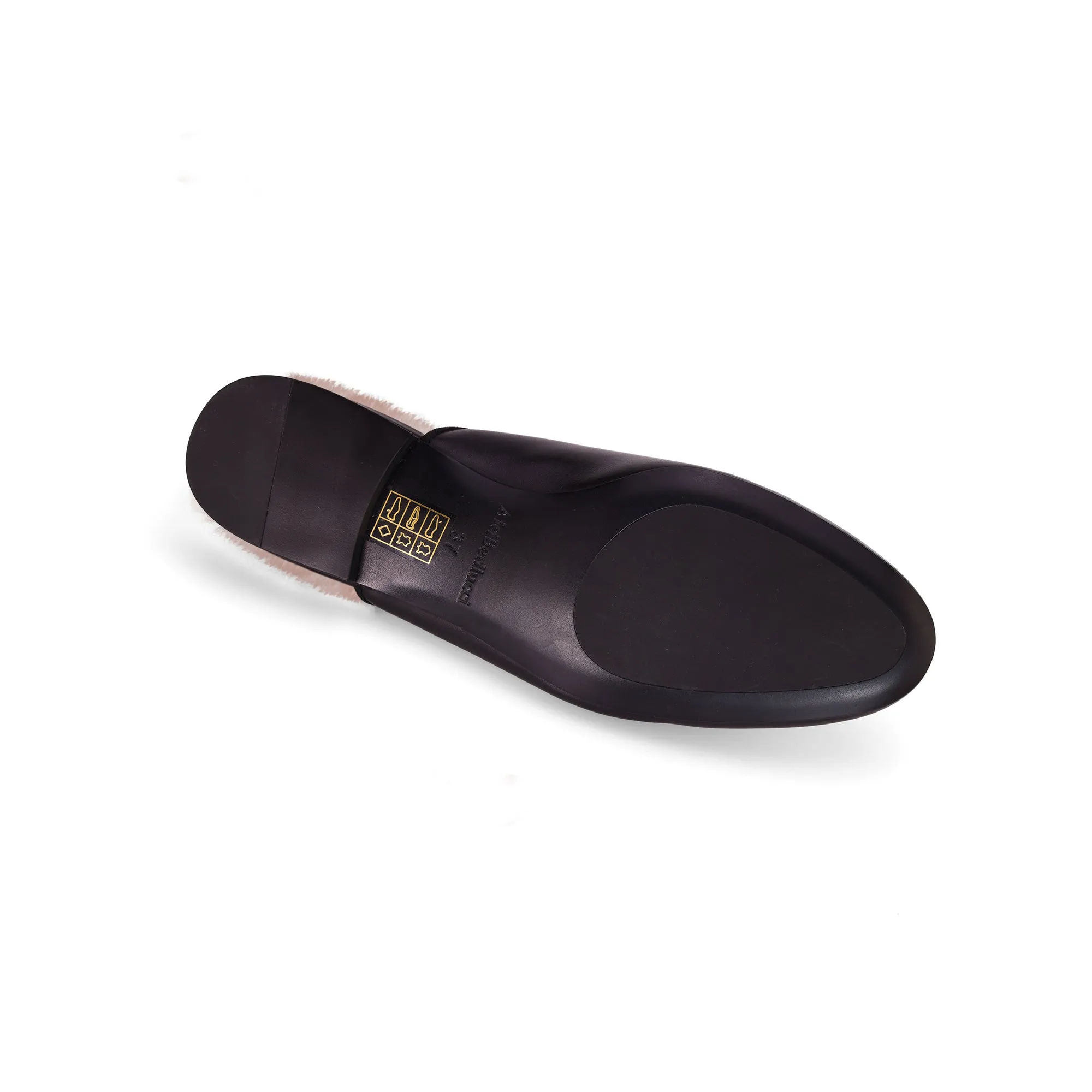 AiciBerllucci KATE   Calfskin Leather wool lining slippers