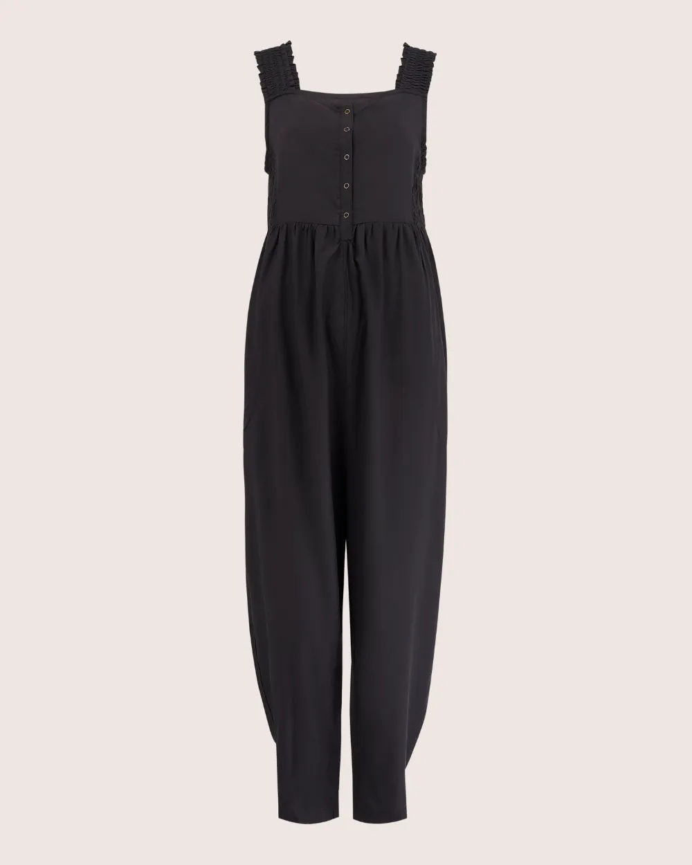 Alice Black Viscose Jumpsuit