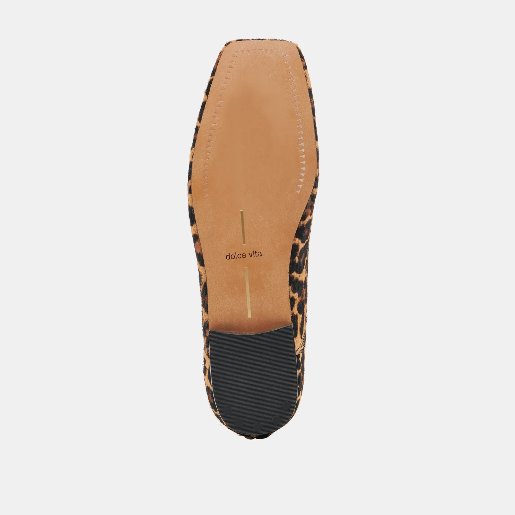 ANISA BALLET FLATS DK LEOPARD CALF HAIR