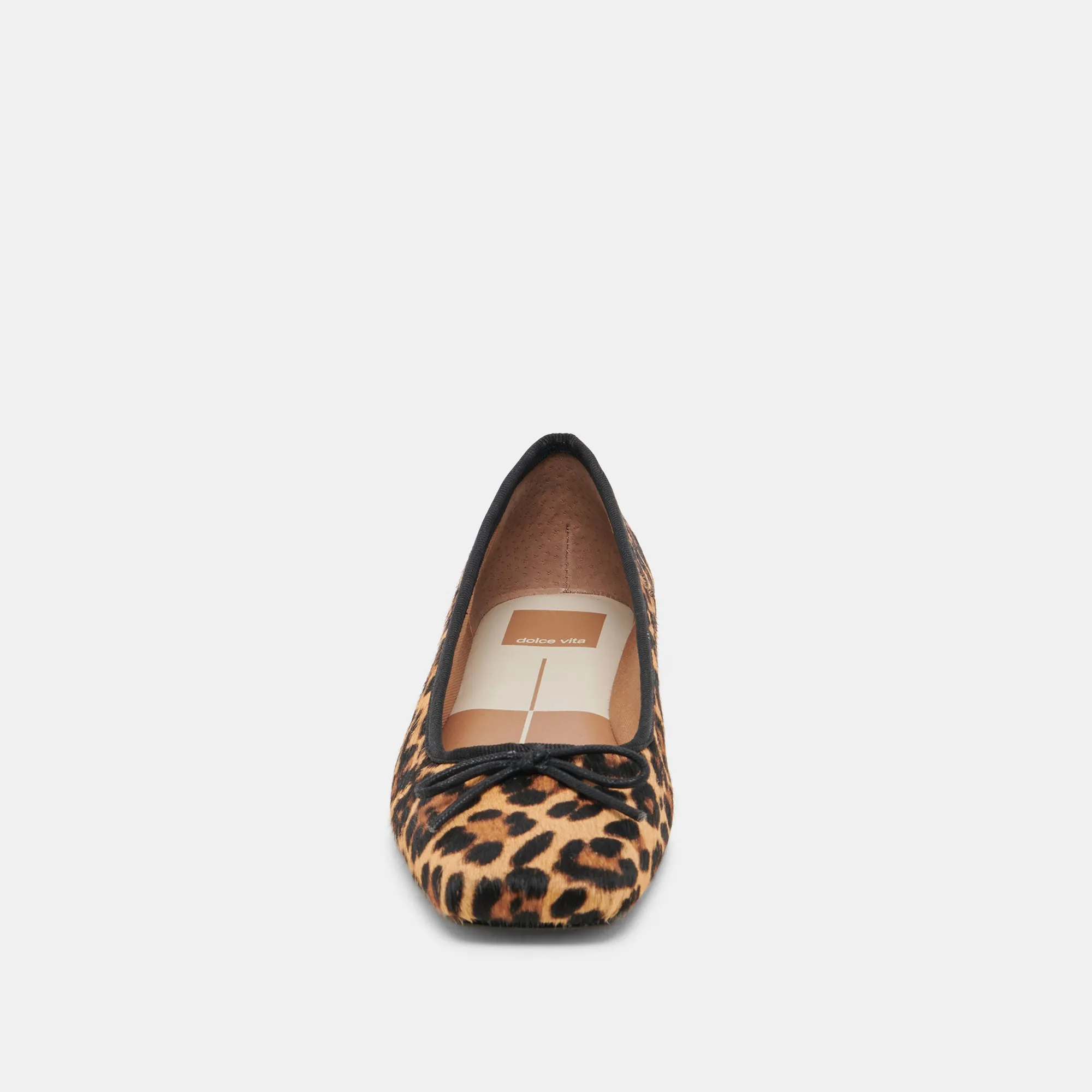 ANISA BALLET FLATS DK LEOPARD CALF HAIR