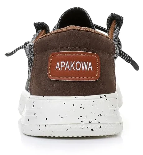 Apakowa Boys Loafers Slip On Shoes Boys Boat Shoes Casual (Toddler/Little Kid/Big Kid)