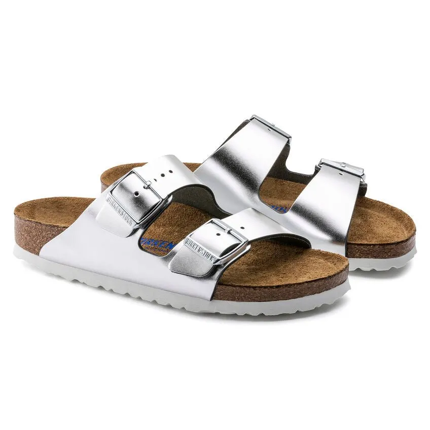 Arizona Metallic Soft Footbed Leather