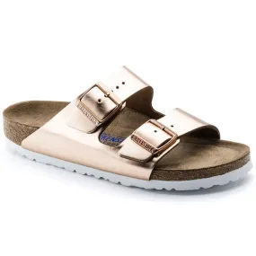 Arizona Metallic Soft Footbed Leather