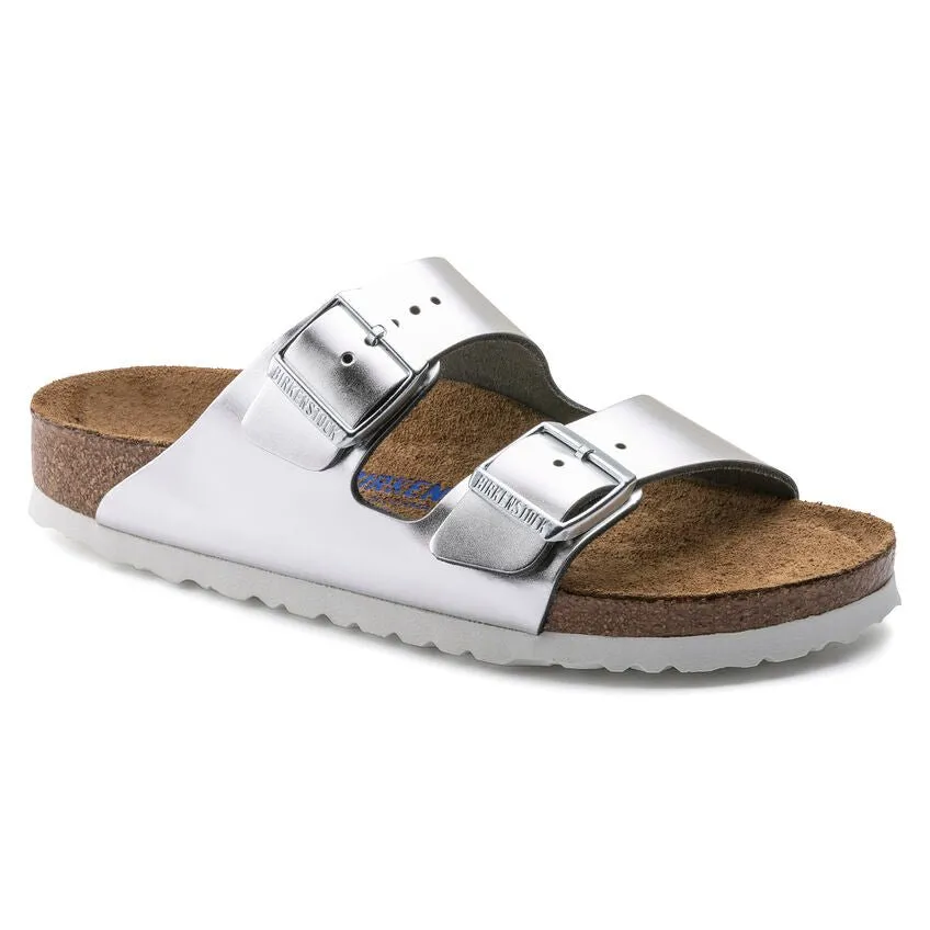 Arizona Metallic Soft Footbed Leather