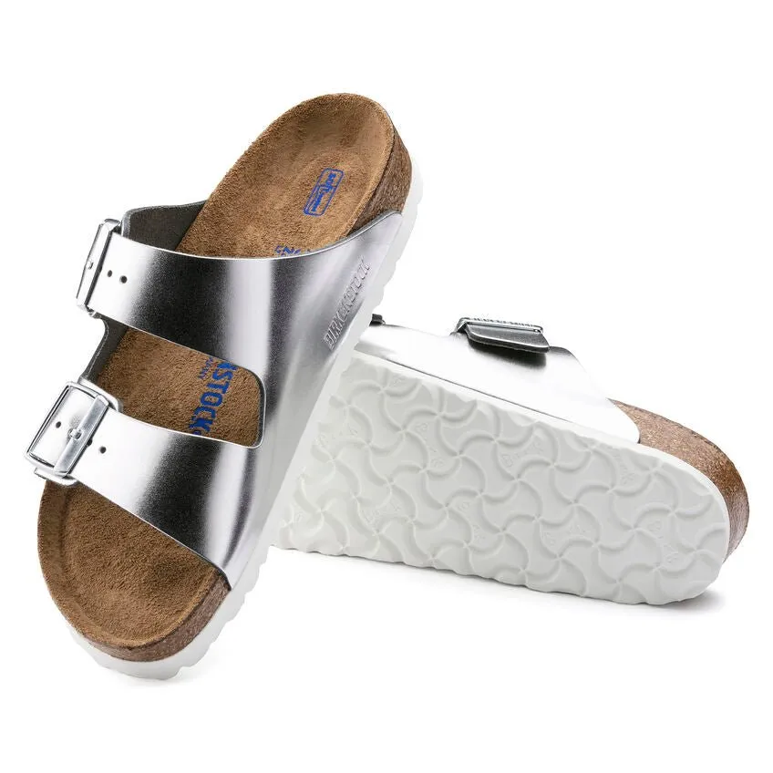 Arizona Metallic Soft Footbed Leather