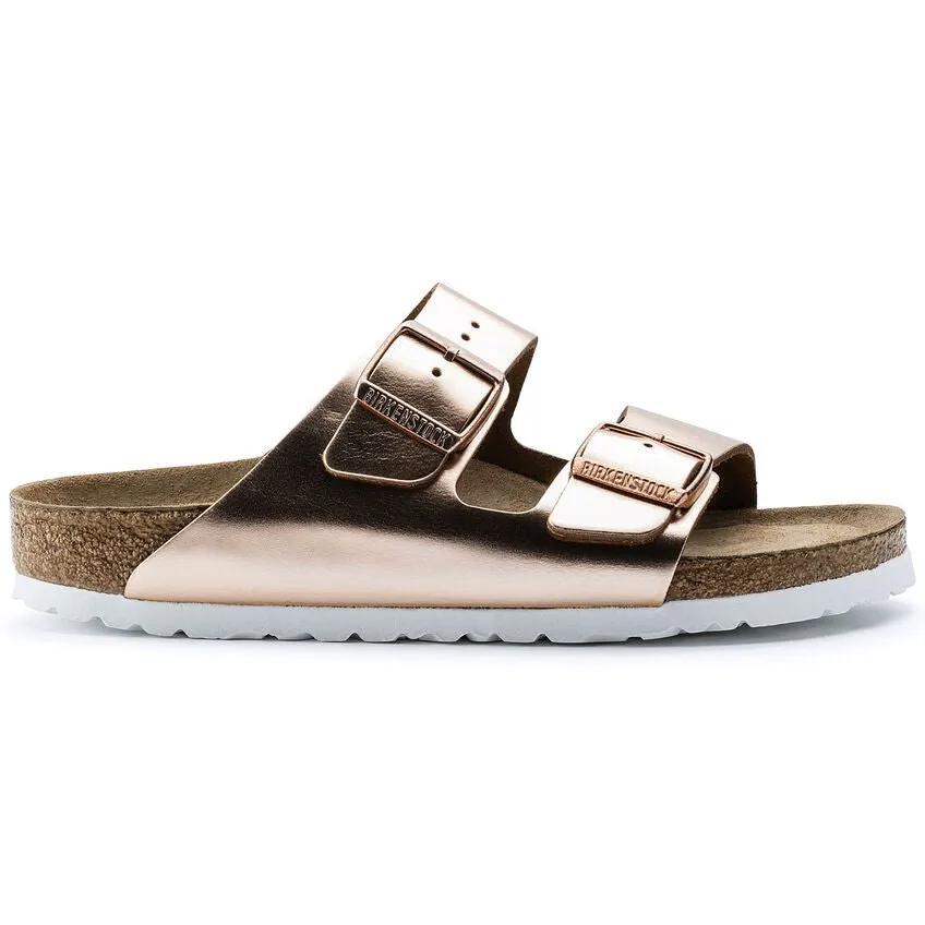 Arizona Metallic Soft Footbed Leather