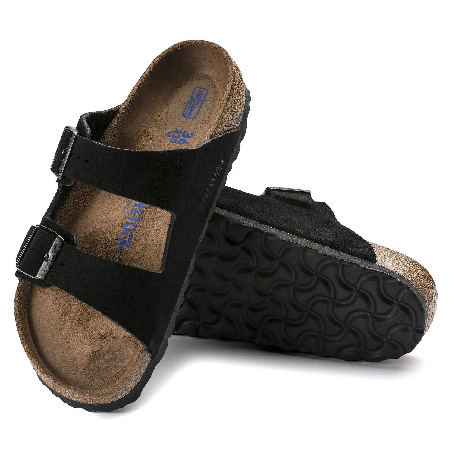 Arizona | Soft Footbed | Suede | Black