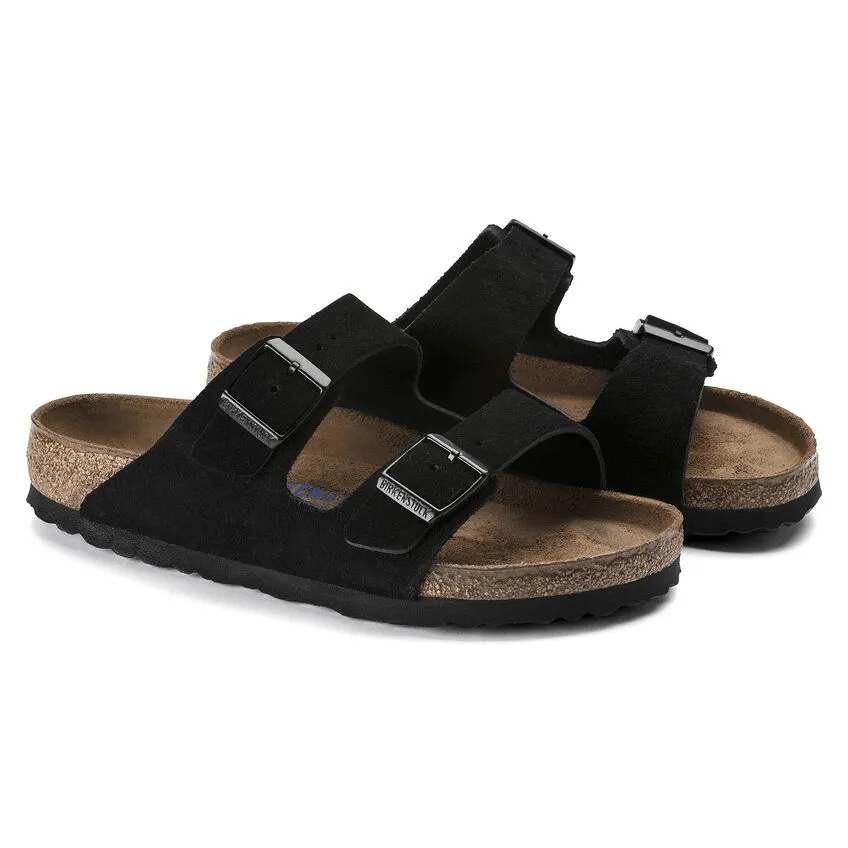 Arizona | Soft Footbed | Suede | Black