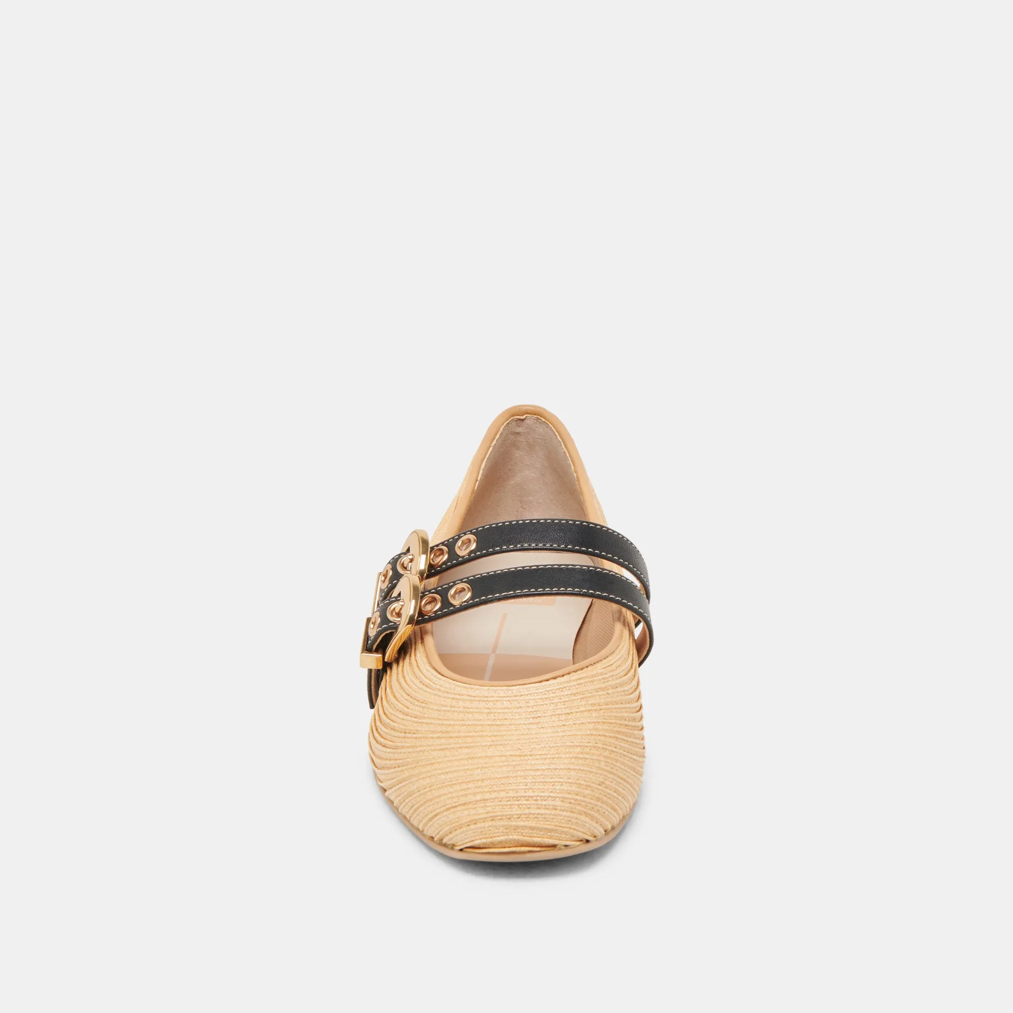 BAYLEE BALLET FLATS NATURAL RAFFIA