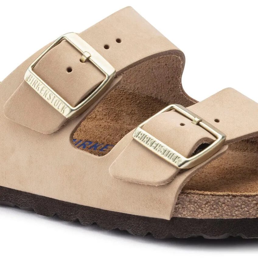 Birkenstock Arizona Soft Footbed Nubuck Leather - Women's