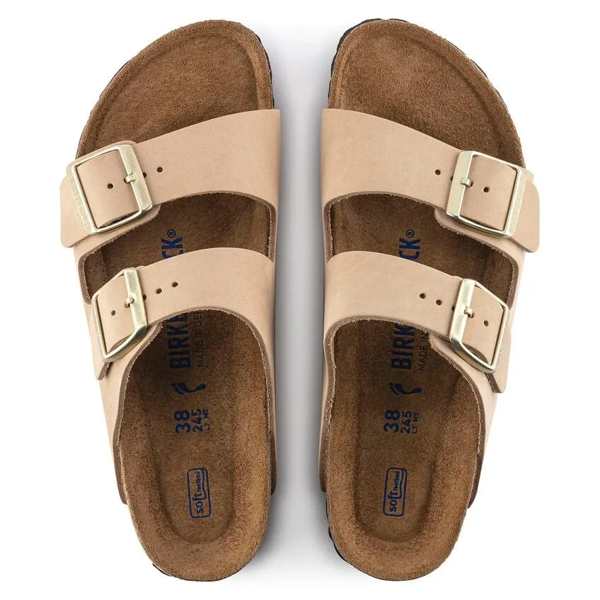 Birkenstock Arizona Soft Footbed Nubuck Leather - Women's