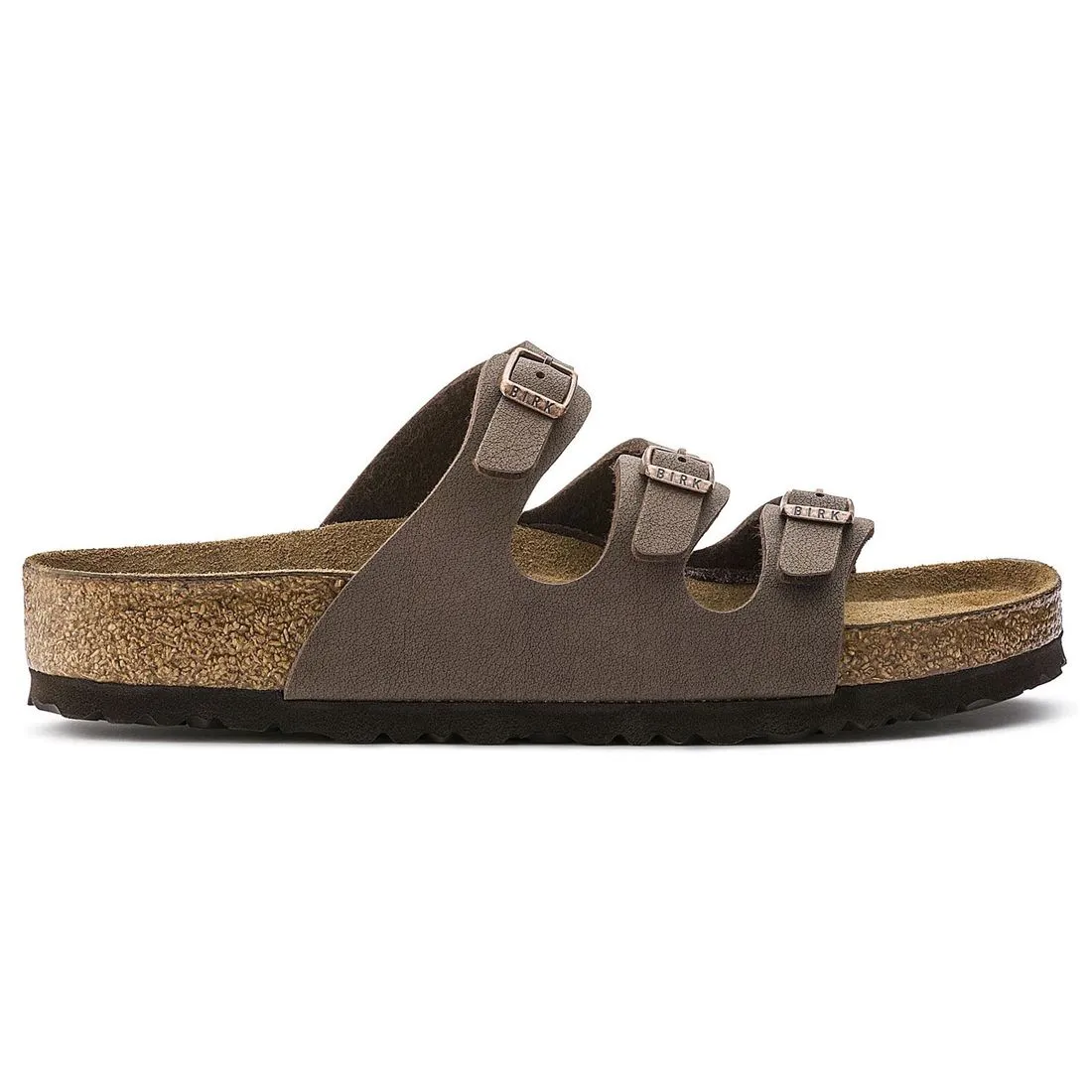 Birkenstock Florida Birko-Flor Mocca Soft Footbed Sandals