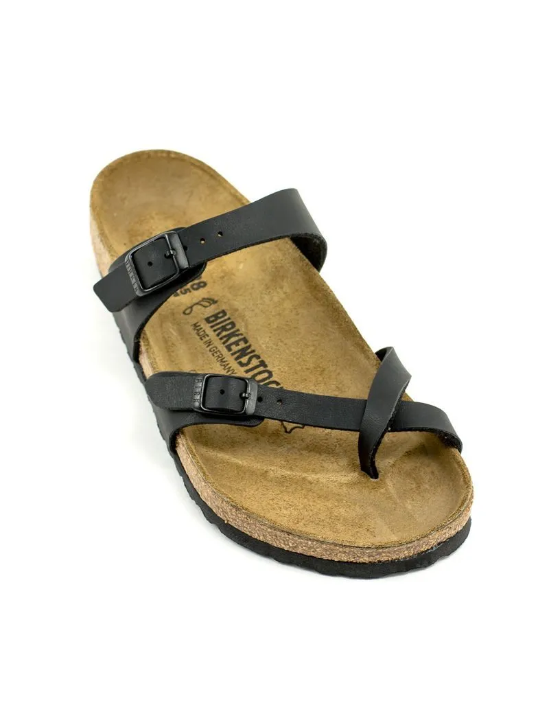 Birkenstock — Mayari Birko Flor - Black Regular Width