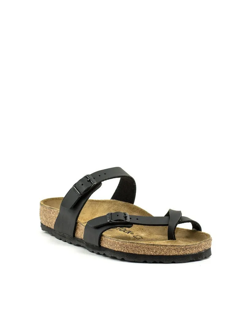 Birkenstock — Mayari Birko Flor - Black Regular Width