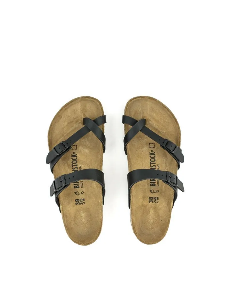 Birkenstock — Mayari Birko Flor - Black Regular Width