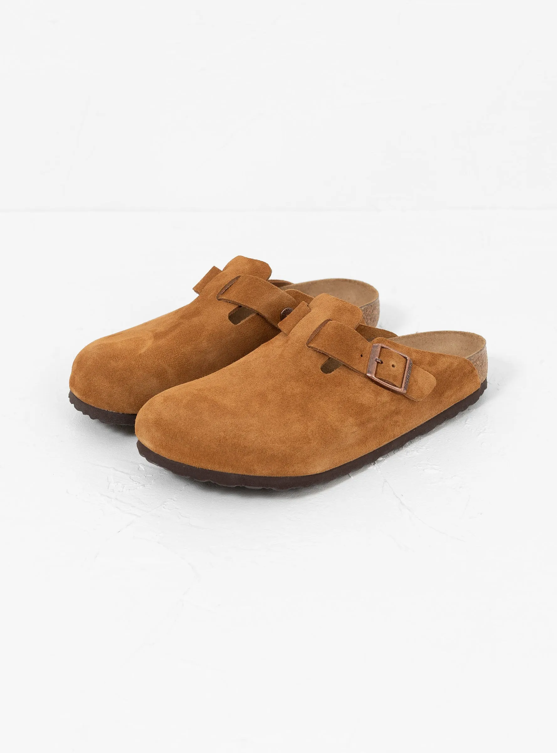 Boston SFB Suede Clogs Mink