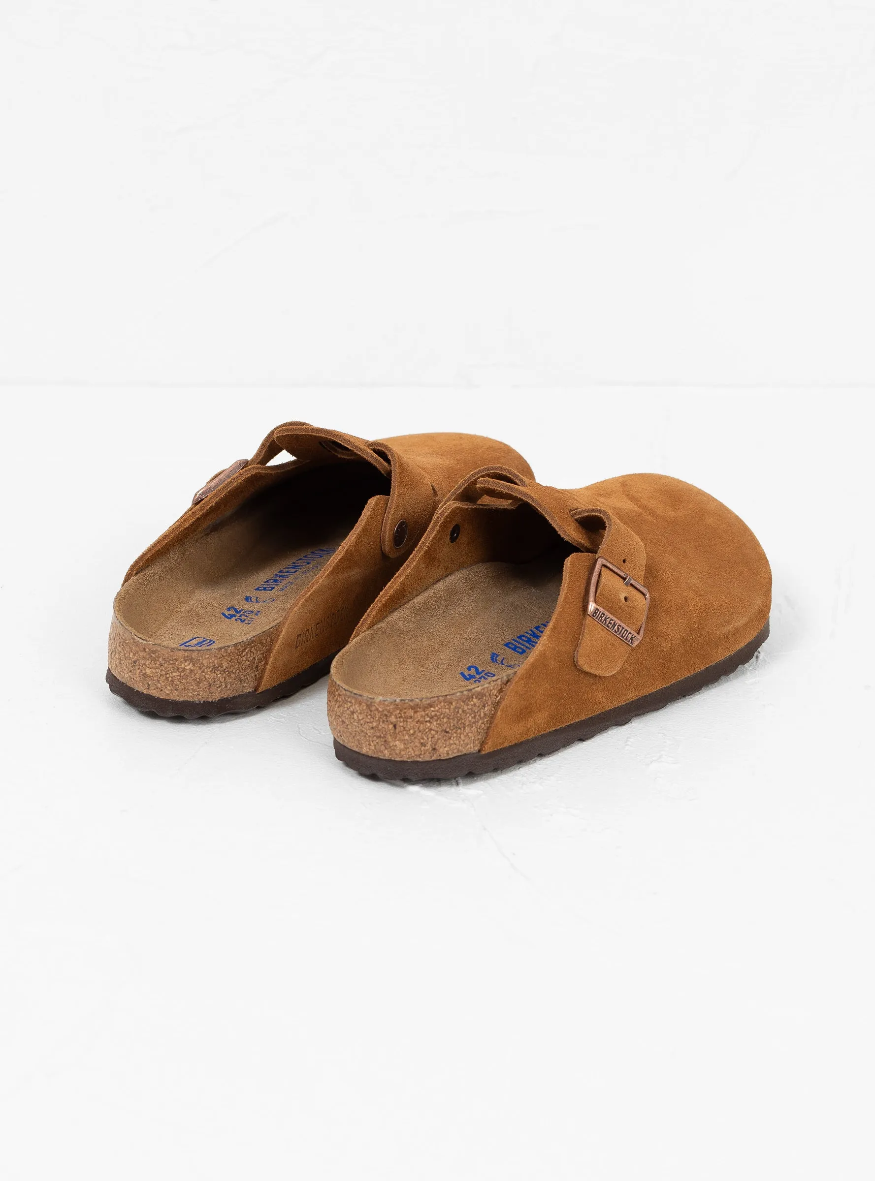 Boston SFB Suede Clogs Mink