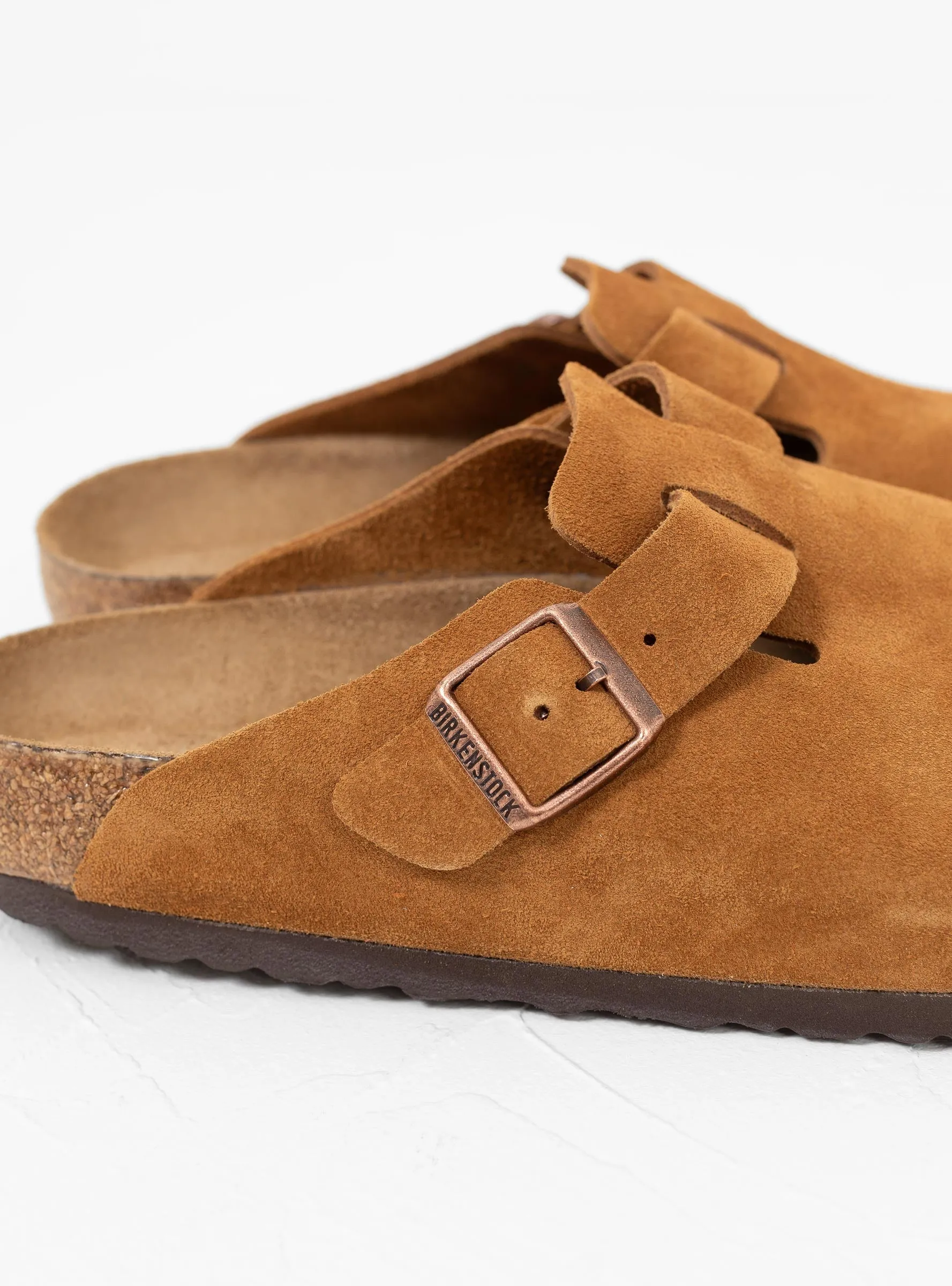 Boston SFB Suede Clogs Mink