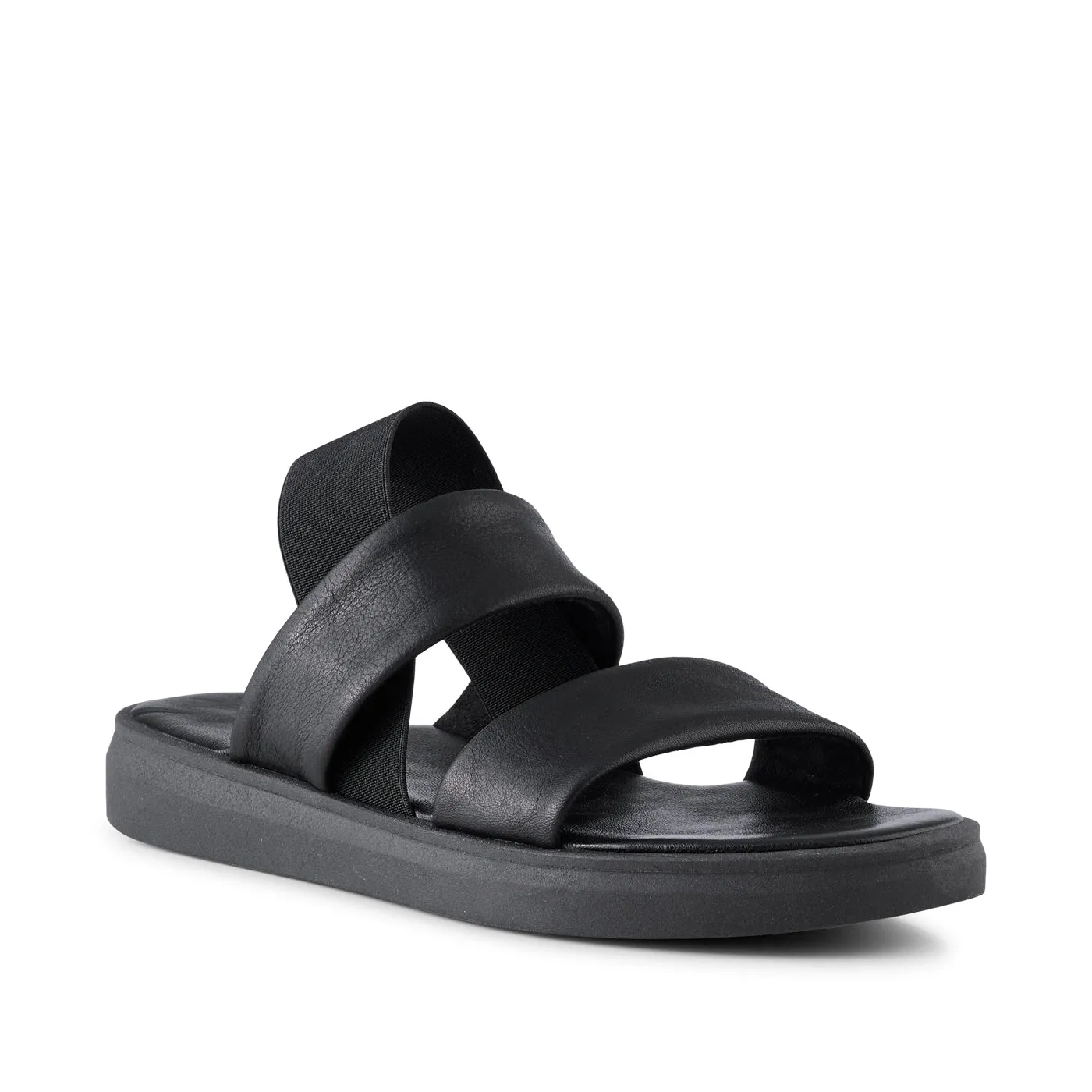 Brenna slingback læder - BLACK