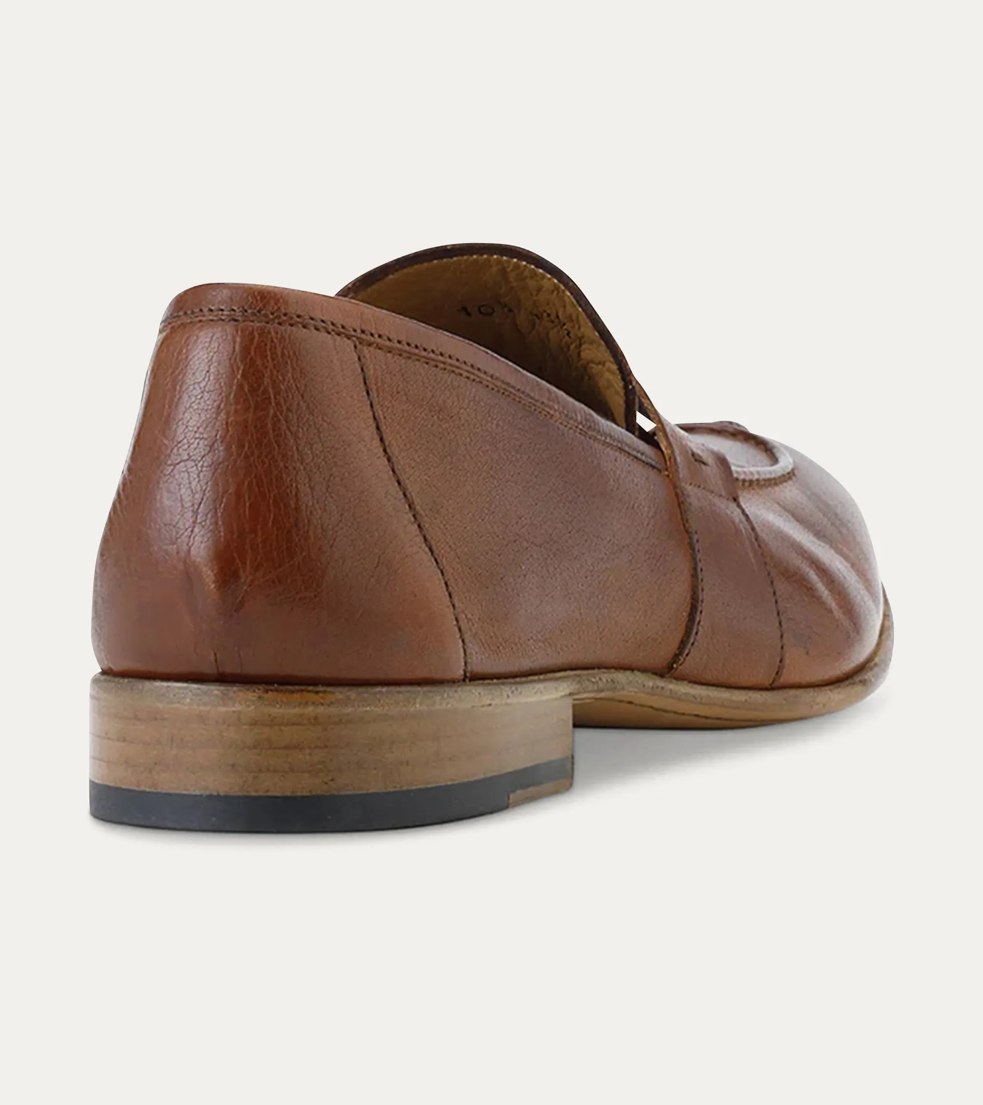 Buffalo Leather Loafer in Cuoio