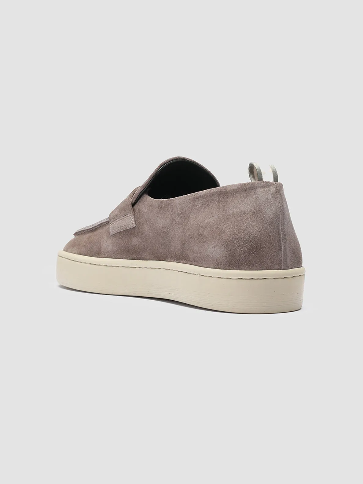 BUG 001 - Taupe Suede Penny Loafers