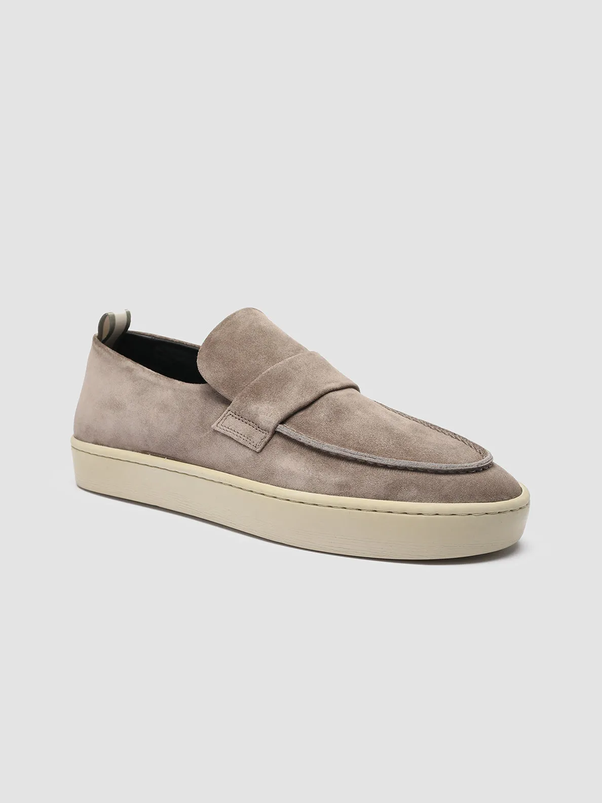 BUG 001 - Taupe Suede Penny Loafers