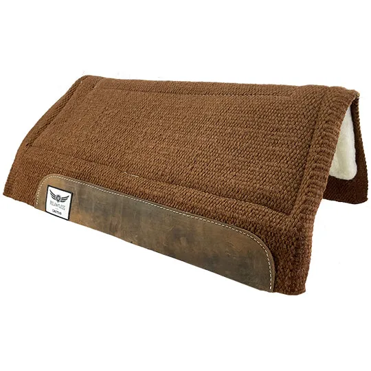 Cactus Saddlery Relentless Brown Blanket Top Gel Pad- 34"X36"