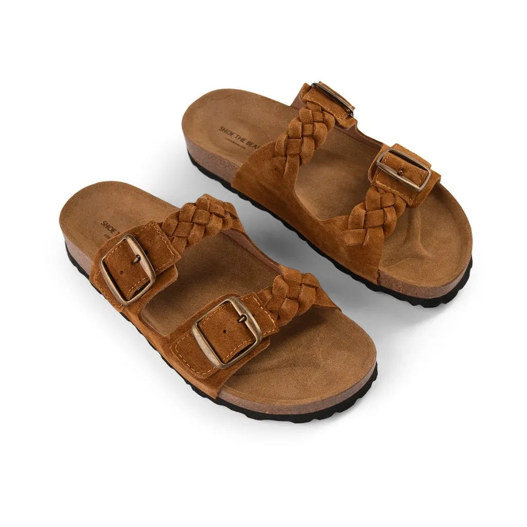 Cara sandal suede - TAN