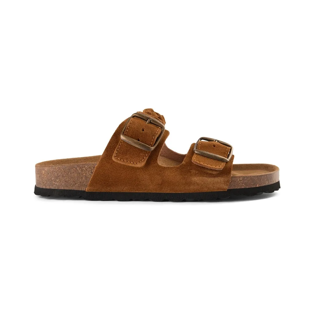 Cara sandal suede - TAN