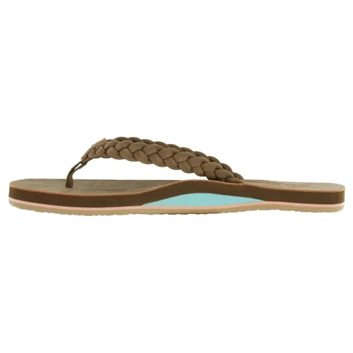 Cobian Women's Braided Pacifica Flip Flop - Tan PBR20-230