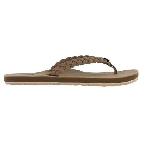 Cobian Women's Braided Pacifica Flip Flop - Tan PBR20-230