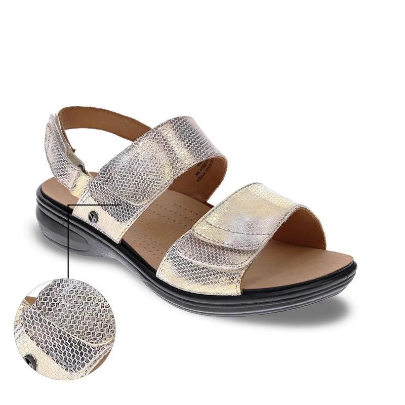 Como Back Strap Leather Sandals