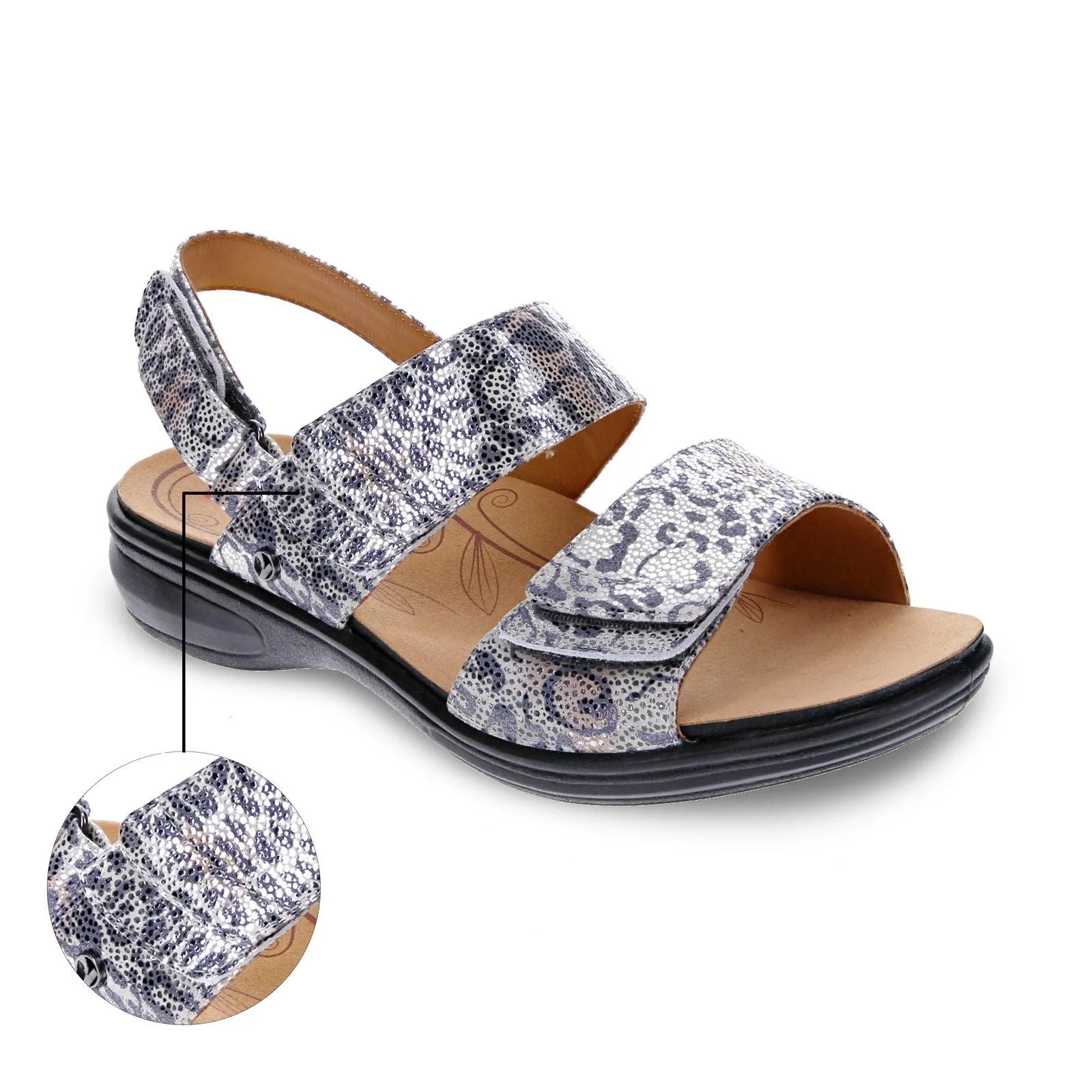 Como Back Strap Leather Sandals