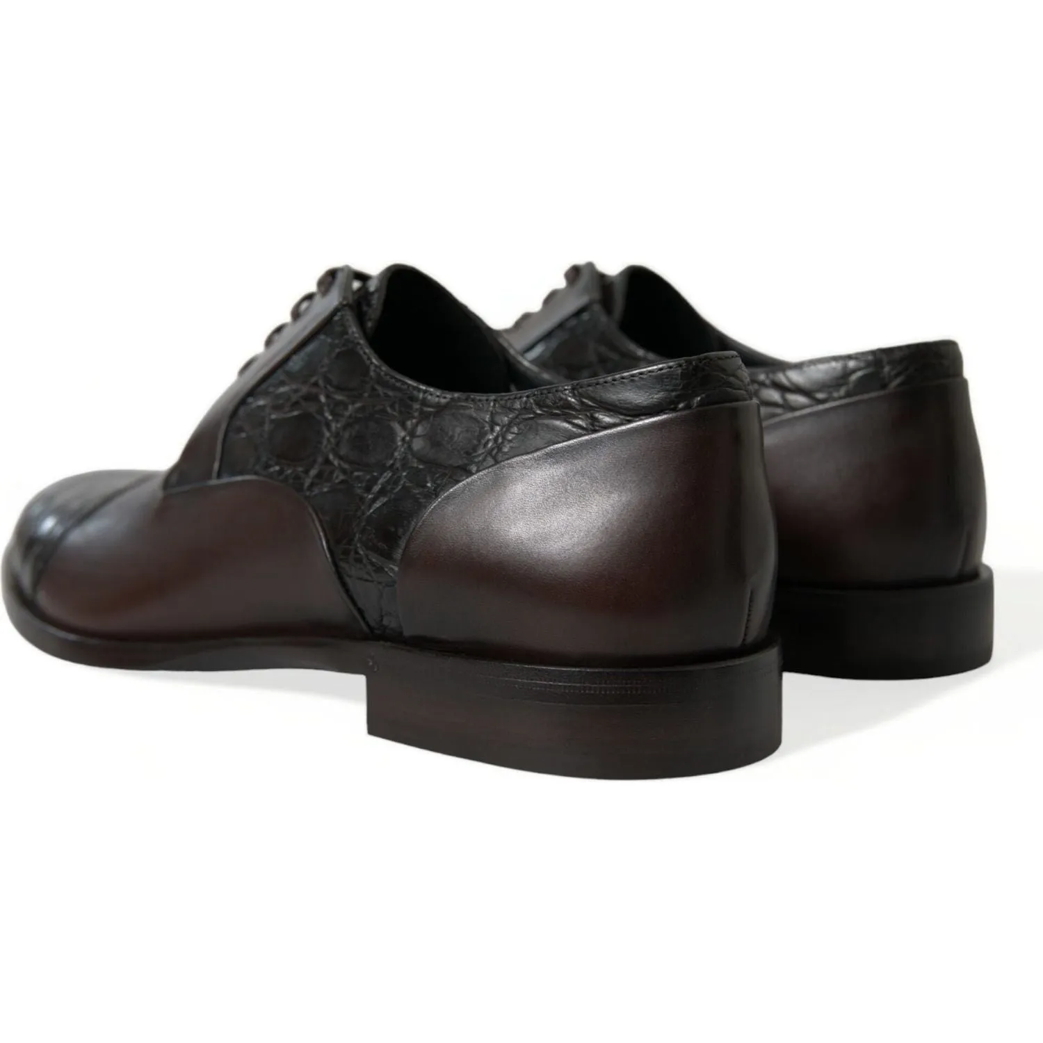 Dolce & Gabbana Elegant Brown Formal Derby Dress Shoes