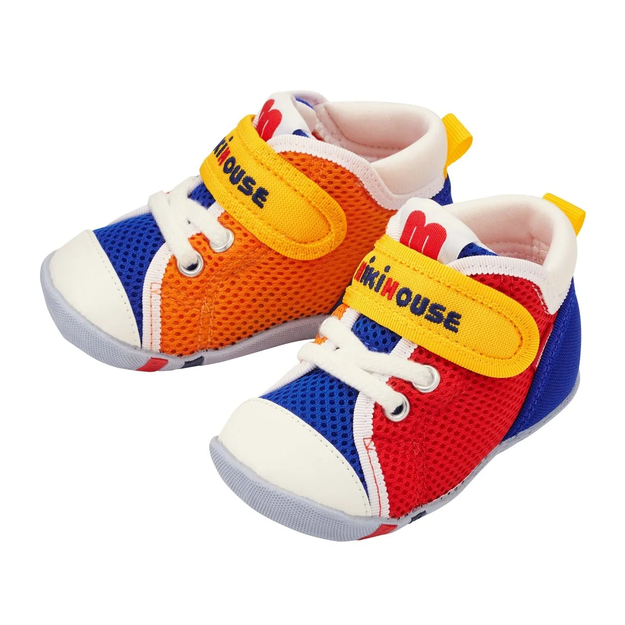 Double Russell Mesh First Walker Shoes - Blast from the Past