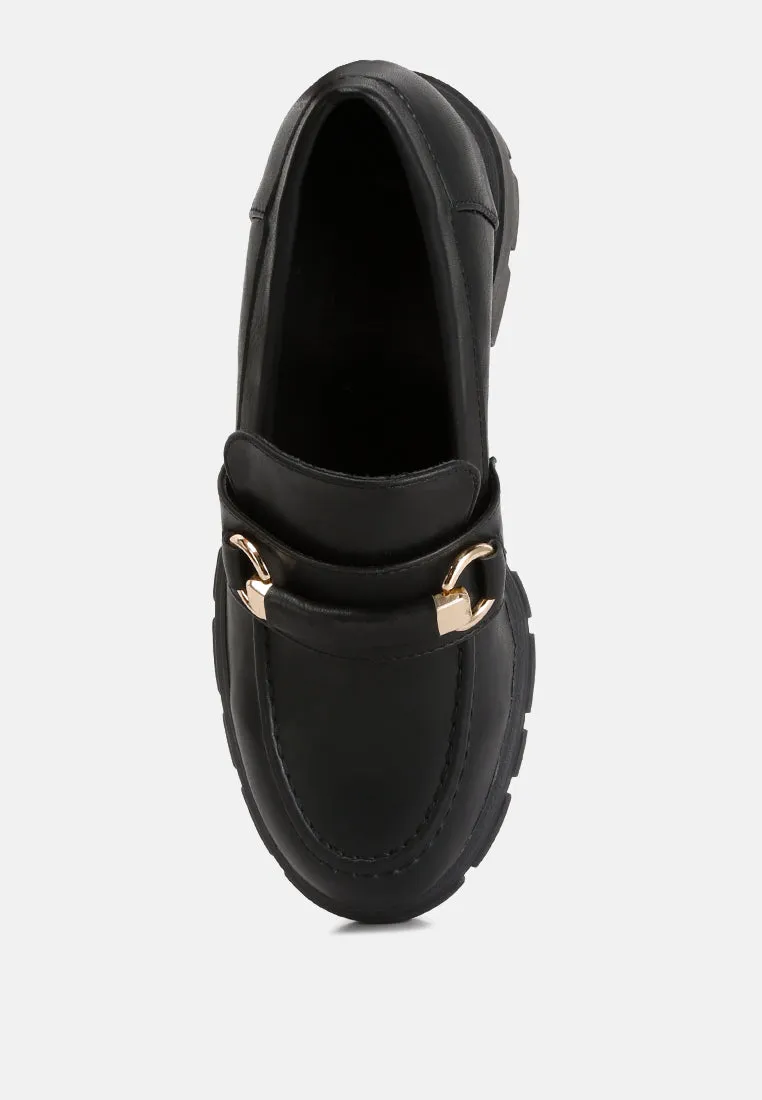 Evangeline Chunky Platform Loafers