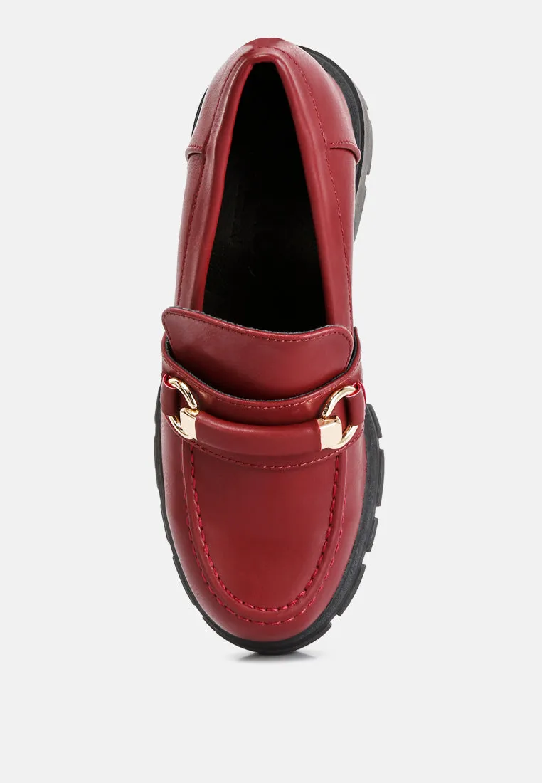 Evangeline Chunky Platform Loafers