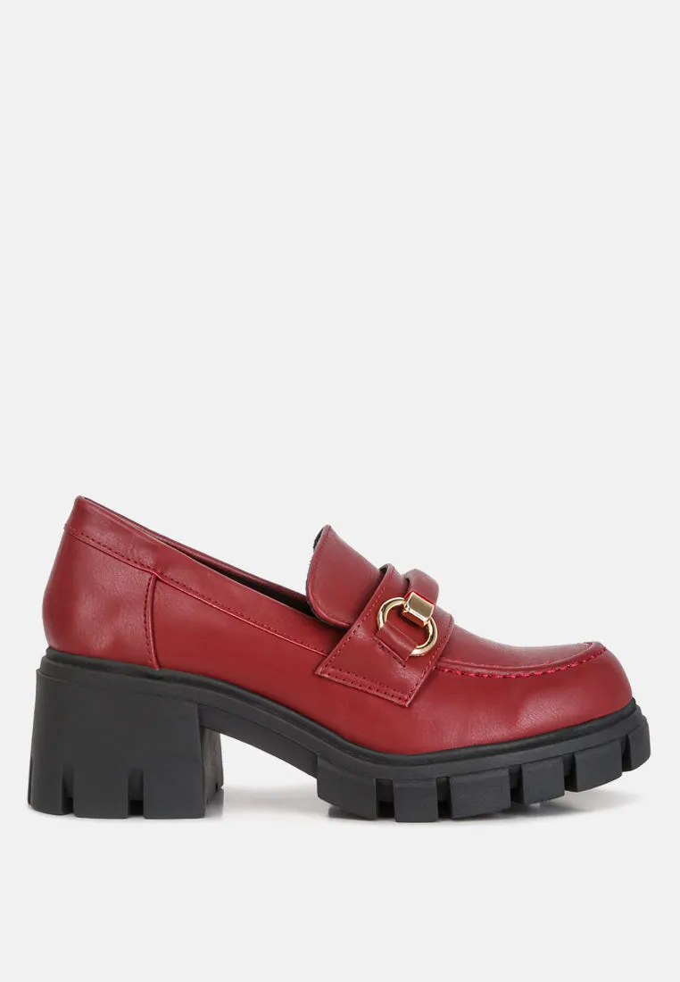 Evangeline Chunky Platform Loafers