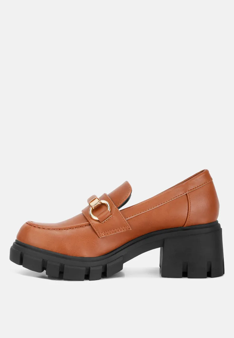 Evangeline Chunky Platform Loafers