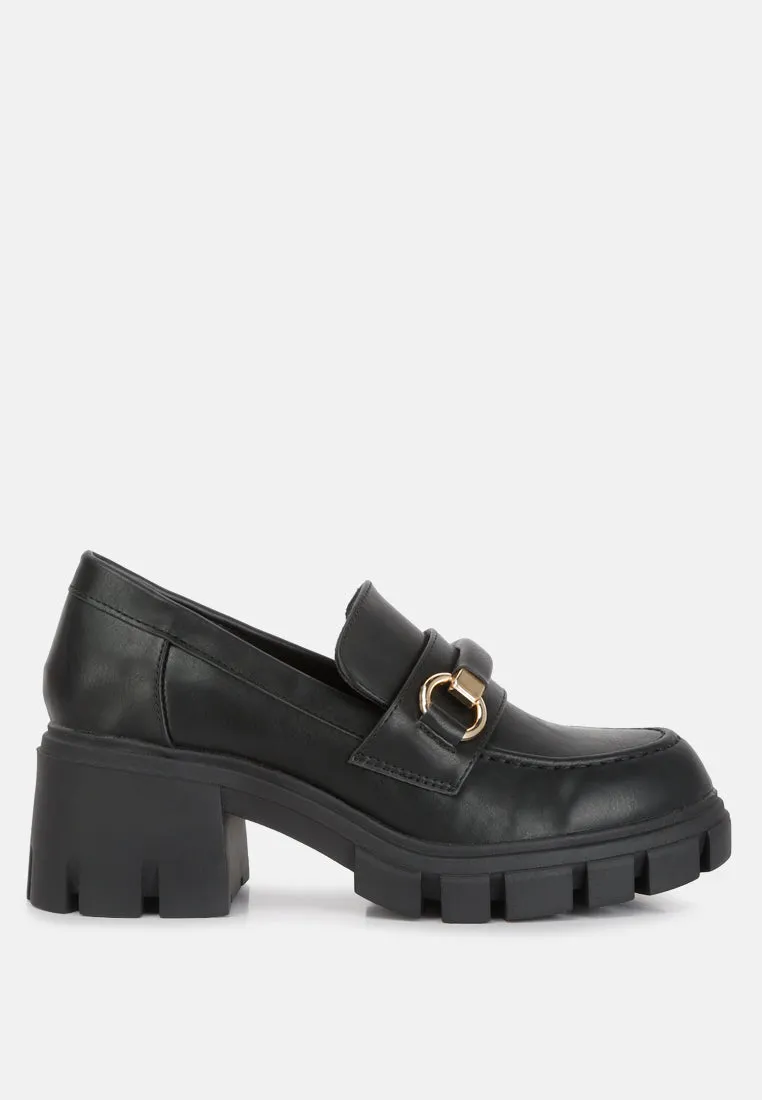 Evangeline Chunky Platform Loafers