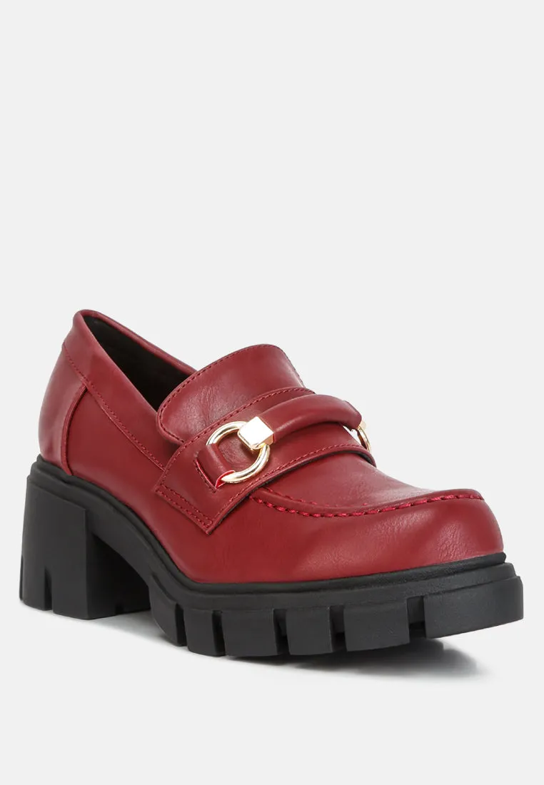 Evangeline Chunky Platform Loafers